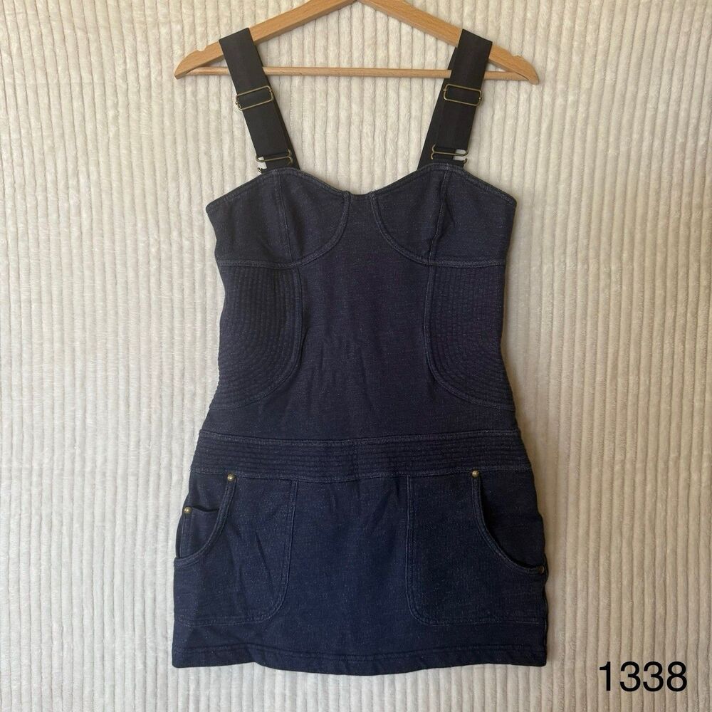 JUICY COUTURE ESCAPE BUSTIER DRESS WITH REMOVABLE SHOULDER STRAPS Size S